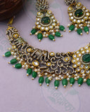 IMPRESSIVE KUNDAN NECKLACE