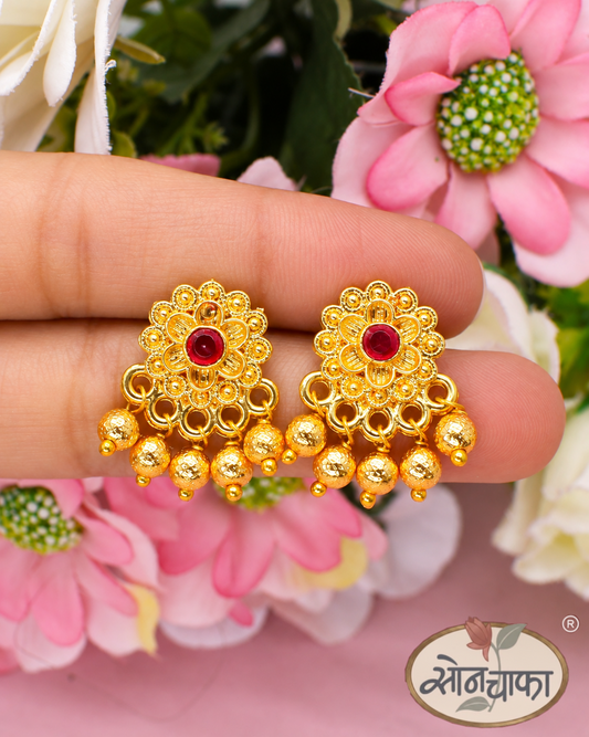 FLORAL DESIGNER EARRINGS