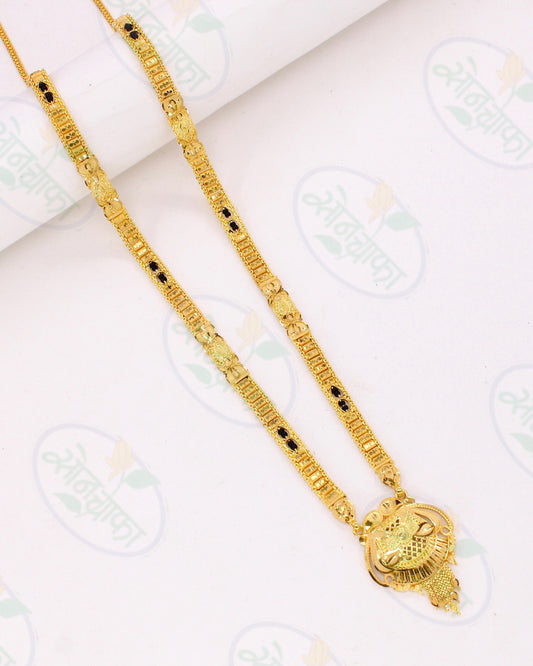 RAVISHING 1 GRAM GOLD PLATED MANGALSUTRA