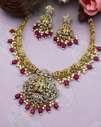 SUBLIME RADHA KRISHANA NECKLACE