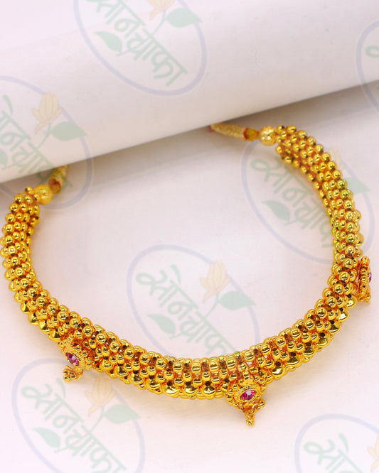 MAHARASTRIAN THUSHI NECKLACE