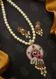 CHARMING PEACOCK DESIGNER NECKLACE