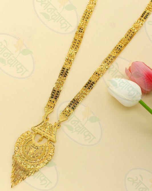 FLORAL GOLD PLATED MANGALSUTRA