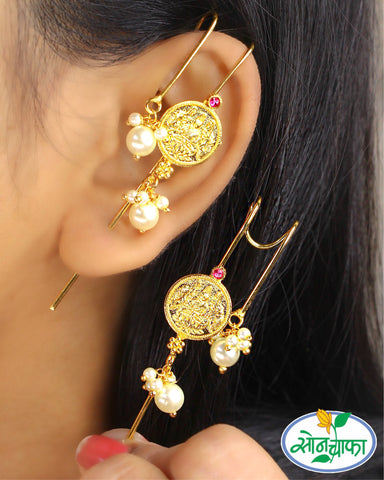 GODDESS LAXMI DESIGNER EAR-CUFF