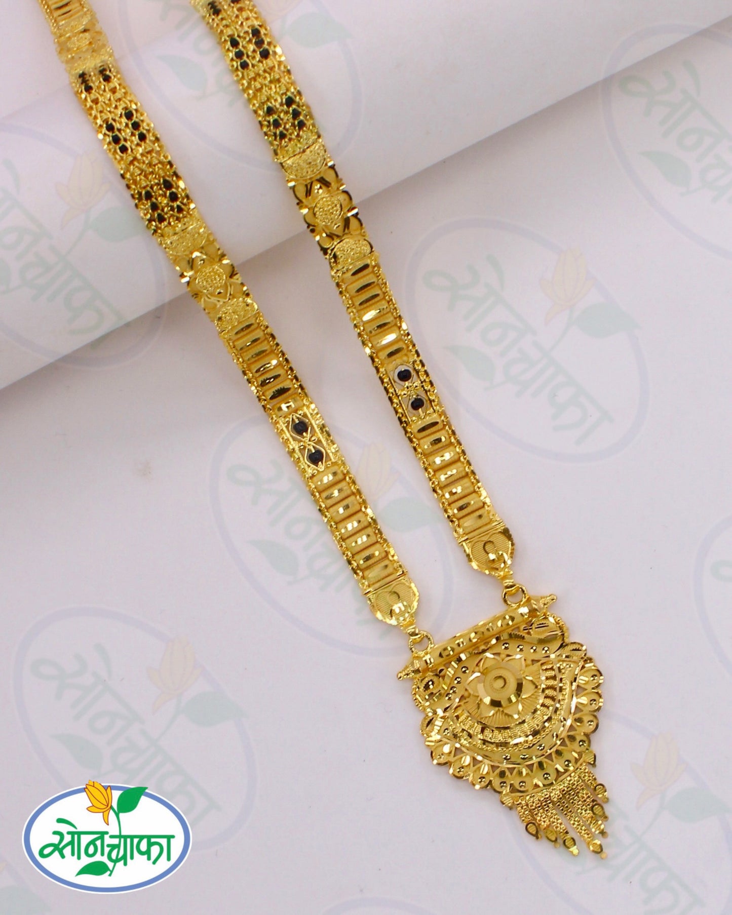 STUNNING GOLD PLATED MANGALSUTRA