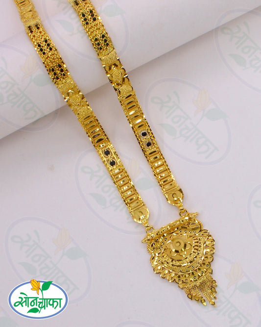 STUNNING GOLD PLATED MANGALSUTRA
