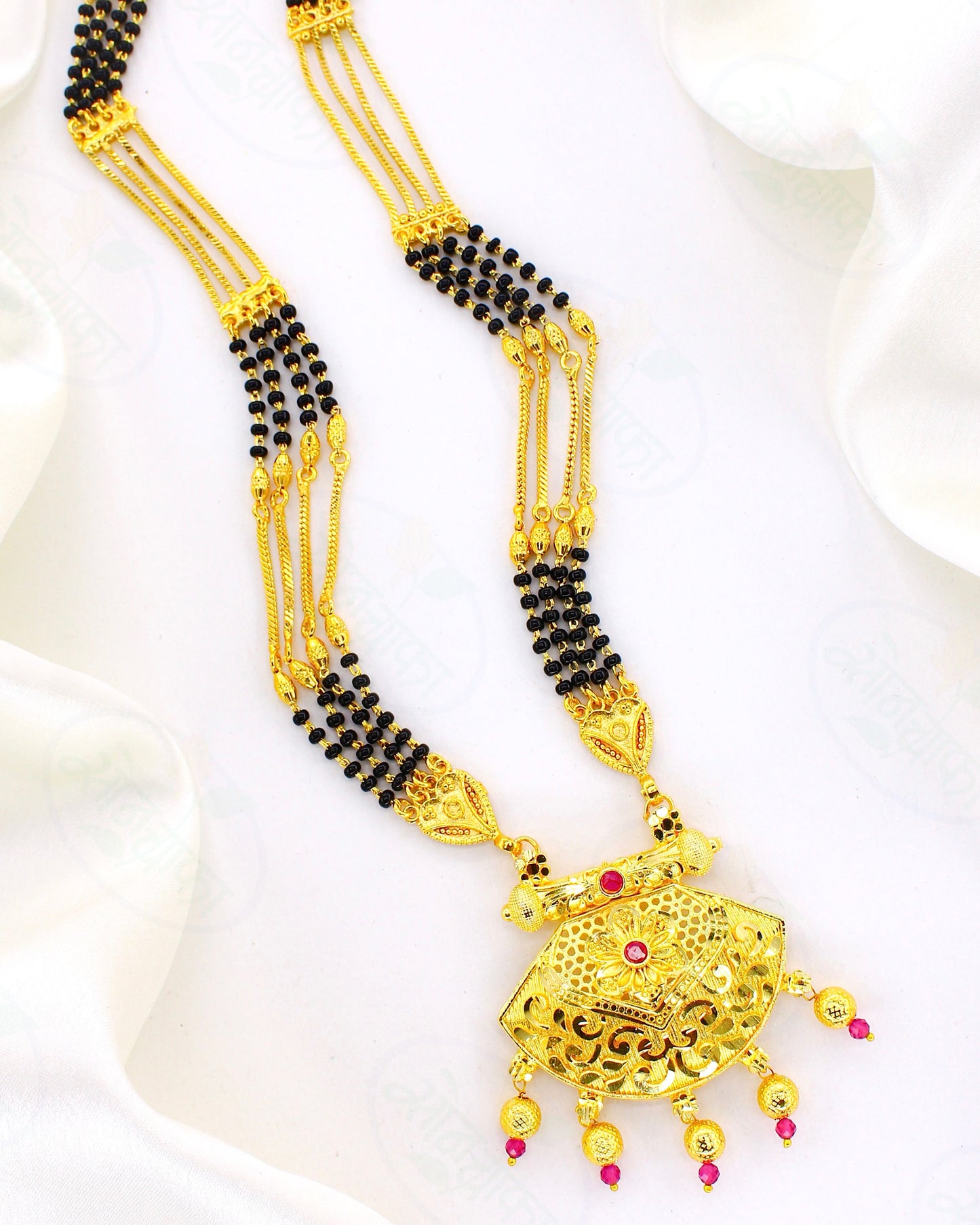 GLEAMING GOLDEN FINISH MANGALSUTRA