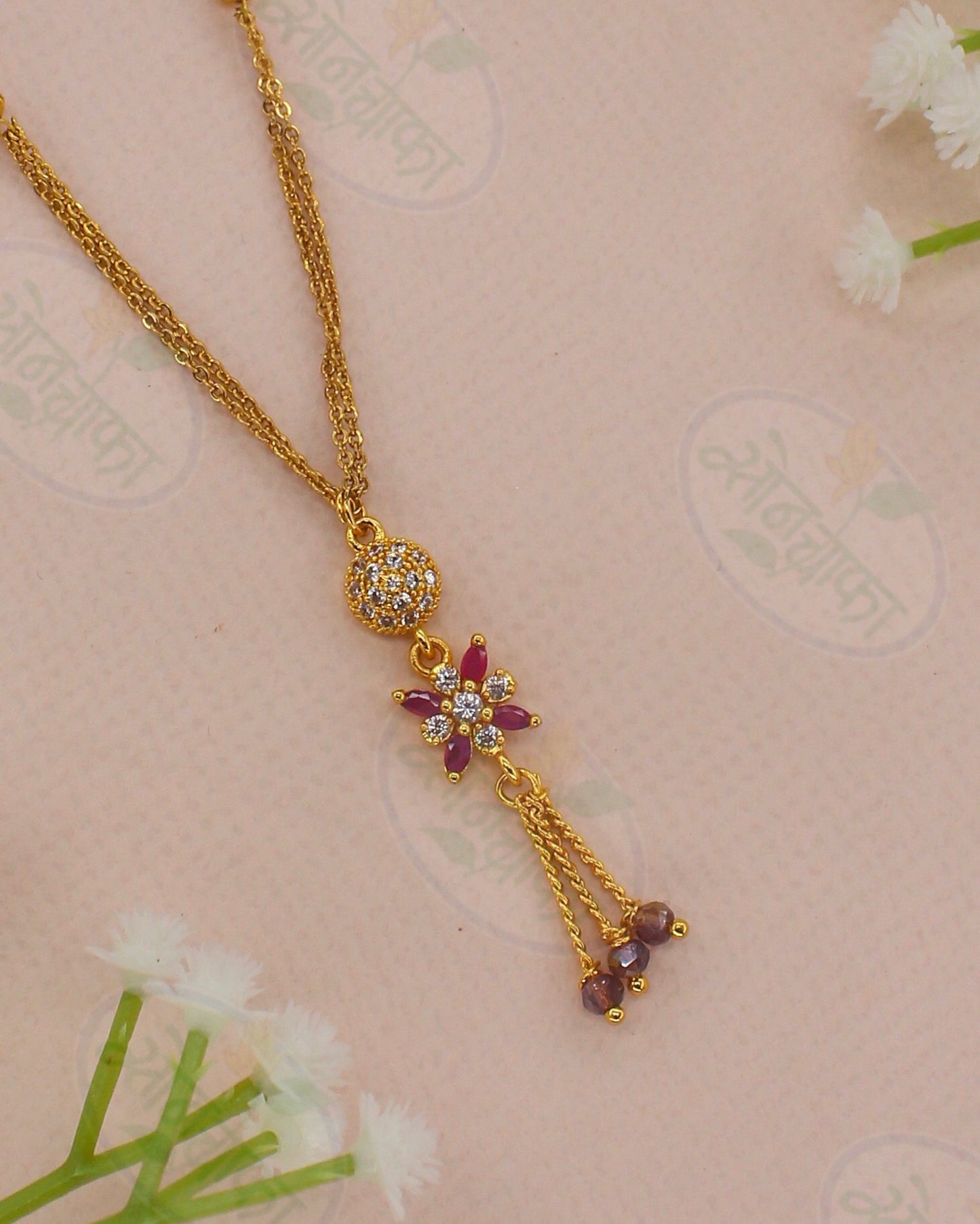 PEARL BEADS DESIGNER MANGALSUTRA