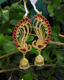 GRACEFUL PEACOCK EAR-CUFFS