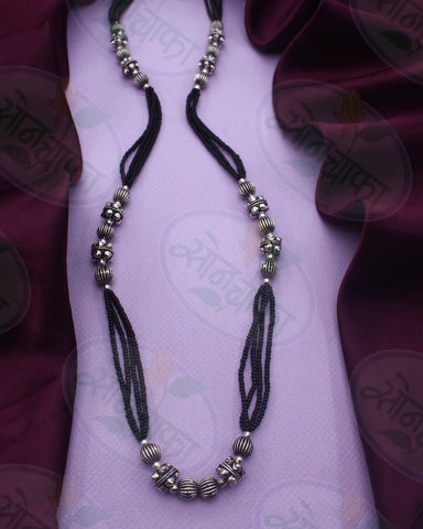 OXIDISED BEADS MANGALSUTRA