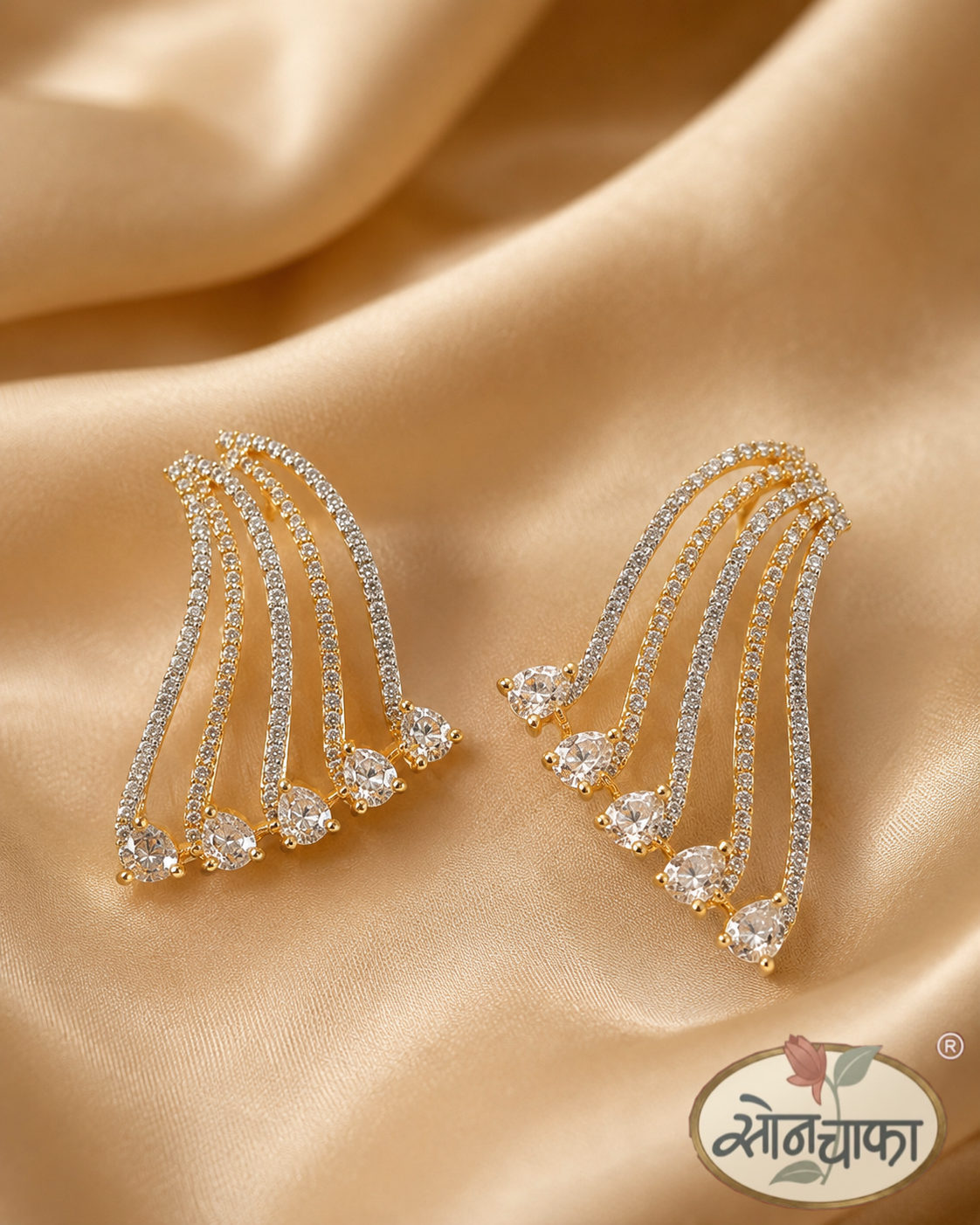 ELEGANT UNIQUE DESIGNER EARRINGS