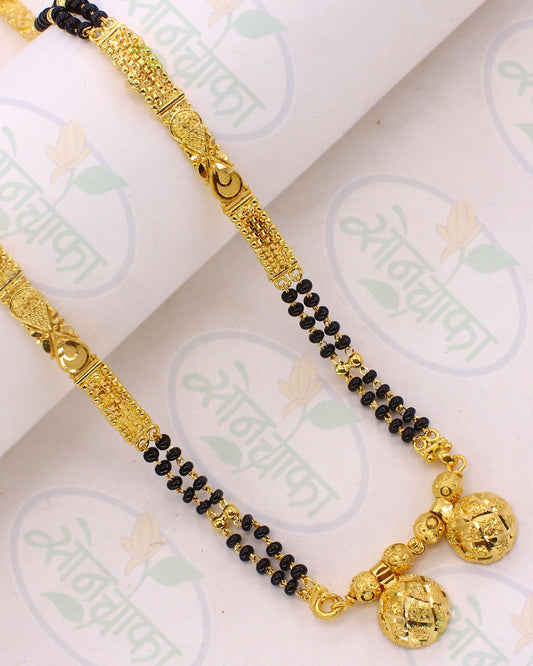 ENTICING GOLD PLATED MANGALSUTRA