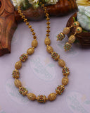 BEAUTIFUL GOLDEN BEADS NECKLACE