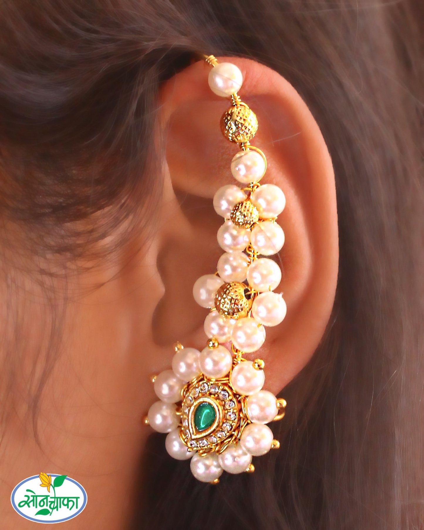 TRADITIONAL NATH DESIGN EAR-CUFF
