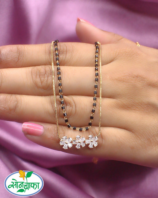 ICONIC FLORAL DIAMOND MANGALSUTRA