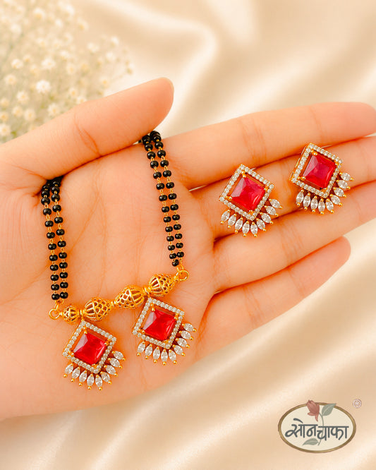 SQUARE DESIGNER MANGALSUTRA