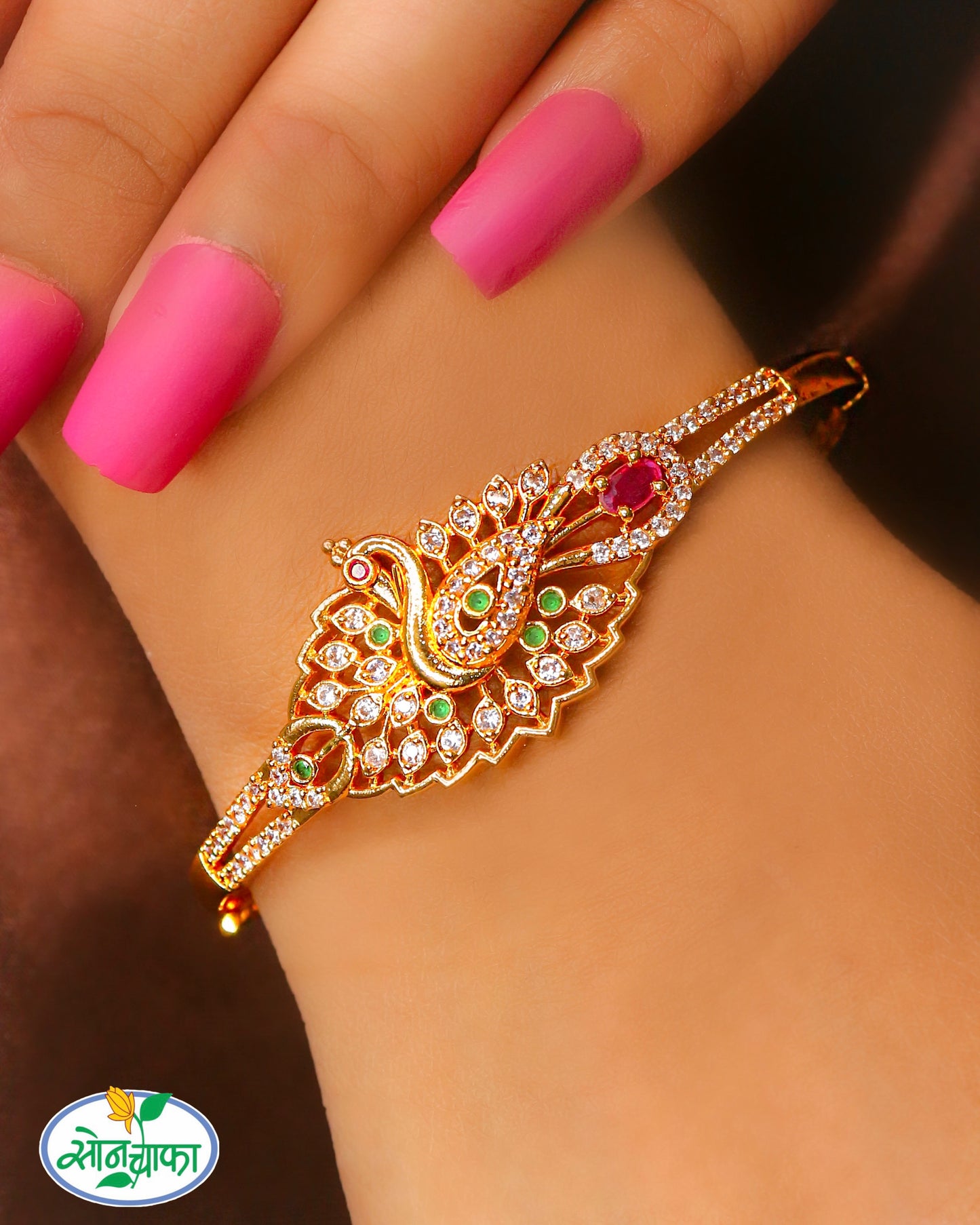 RADIANT PEACOCK BRACELET