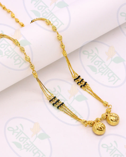 PRETTY GOLD PLATED MANGALSUTRA