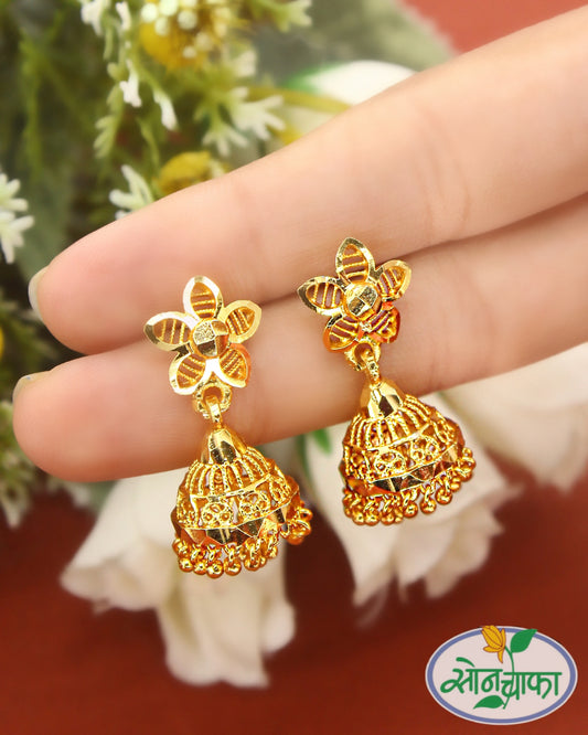 FLORAL DESIGNER JHUMKI