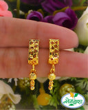 TRENDY GOLD PLATED EARRINGS