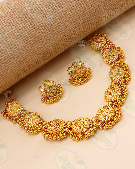 LOTUS DESIGNER NECKLACE