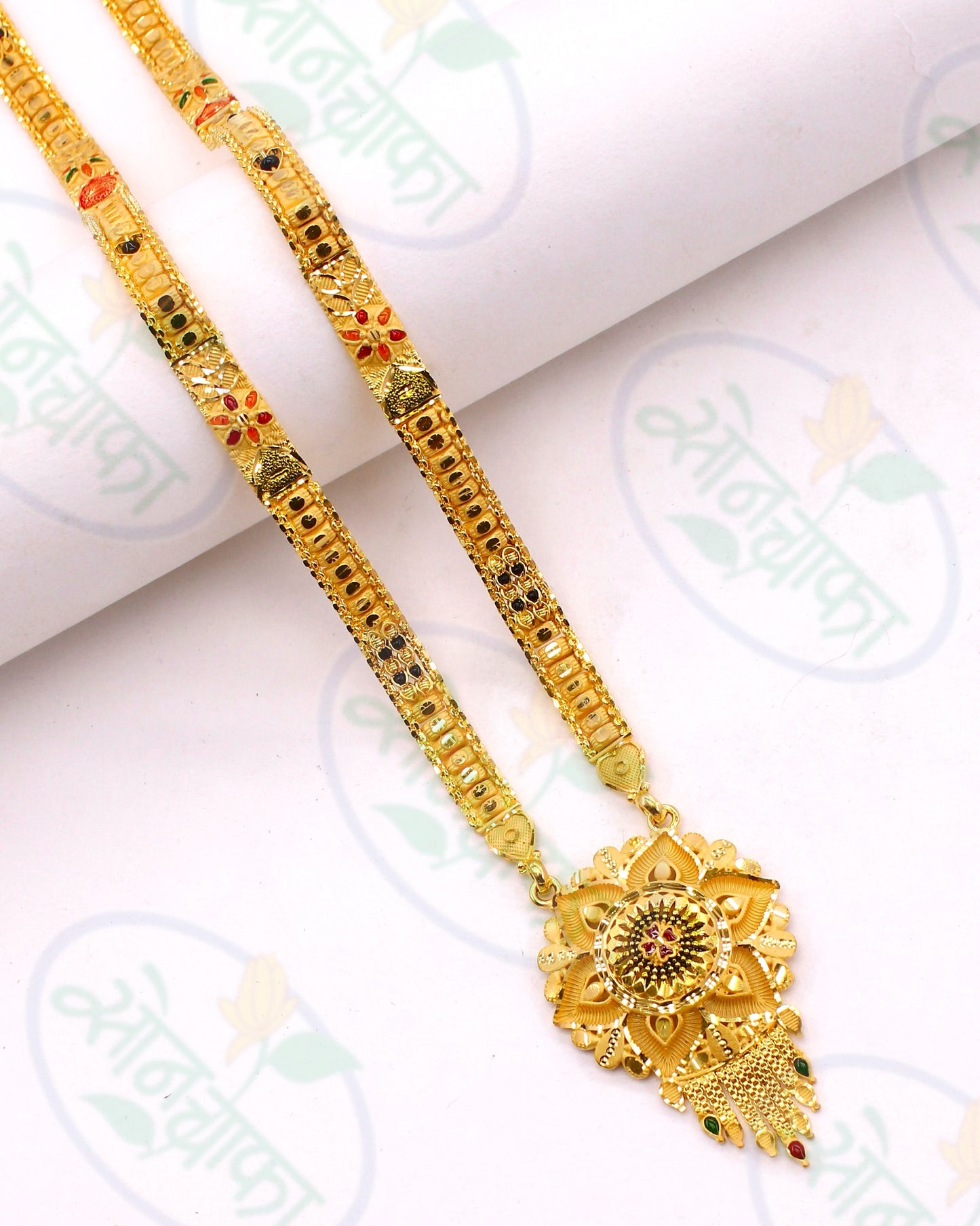 DAZZLING GOLD PLATED MANGALSUTRA