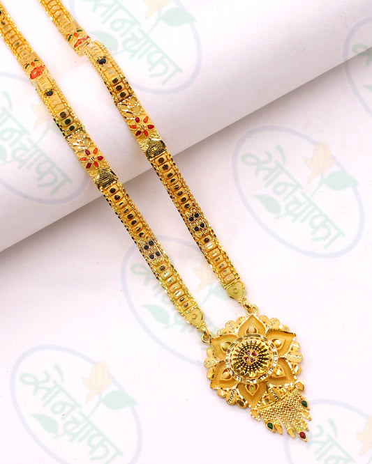 DAZZLING GOLD PLATED MANGALSUTRA