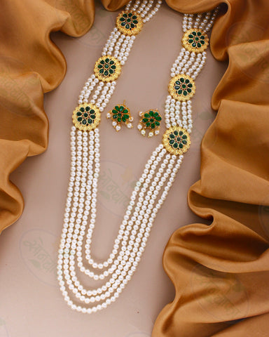 PEARL BEADS MOTI NECKLACE