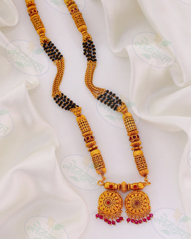 35 gram gold mangalsutra online designs with price