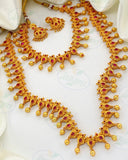 ELEGANT LEAFY CHARM MATTE NECKLACE