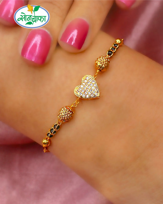 FANCIABLE HEART DIAMOND BRACELET