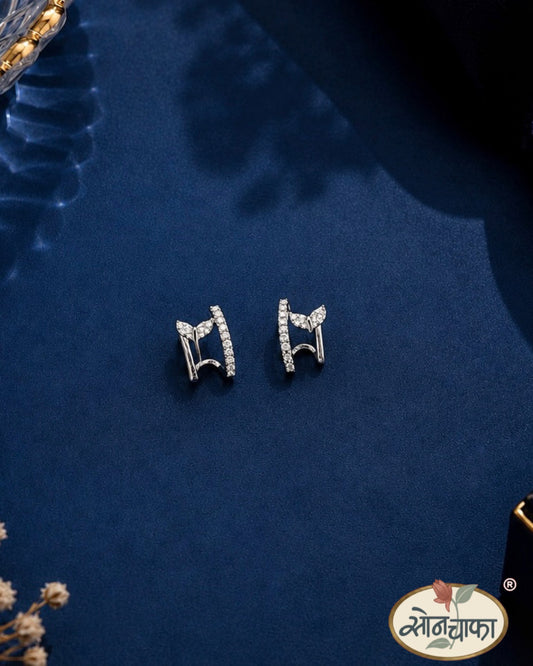 SPARKLING DIA EAR-STUDS