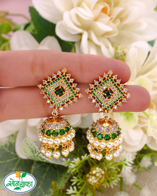 SQUARE DESIGNER EARRINGS