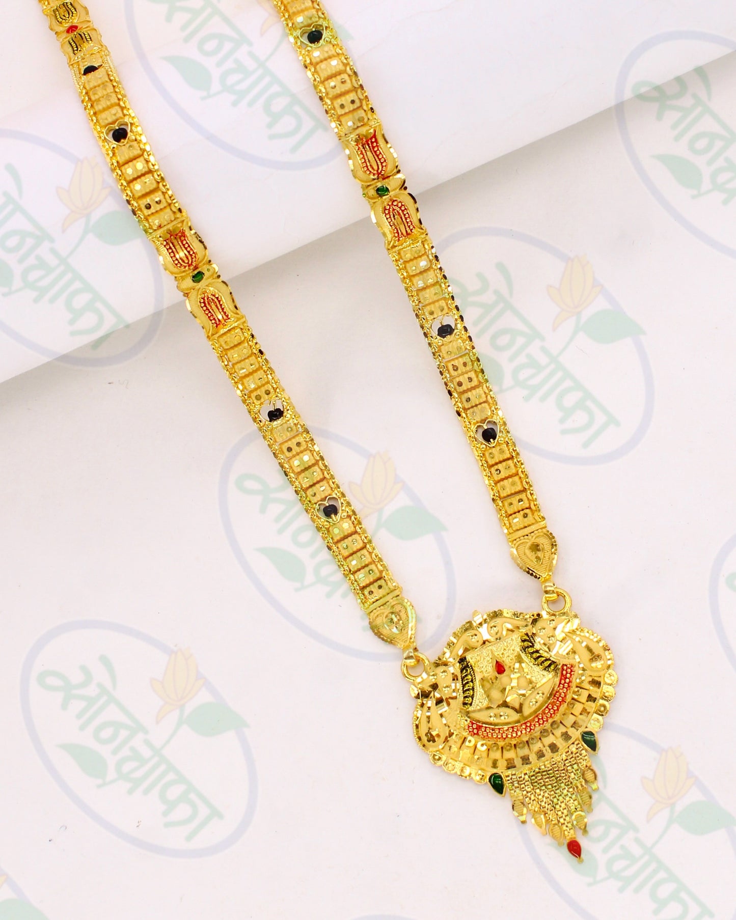 FANCY GOLD PLATED MANGALSUTRA