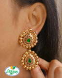 CLASSY DROPLET STYLE ANTIQUE EARRINGS