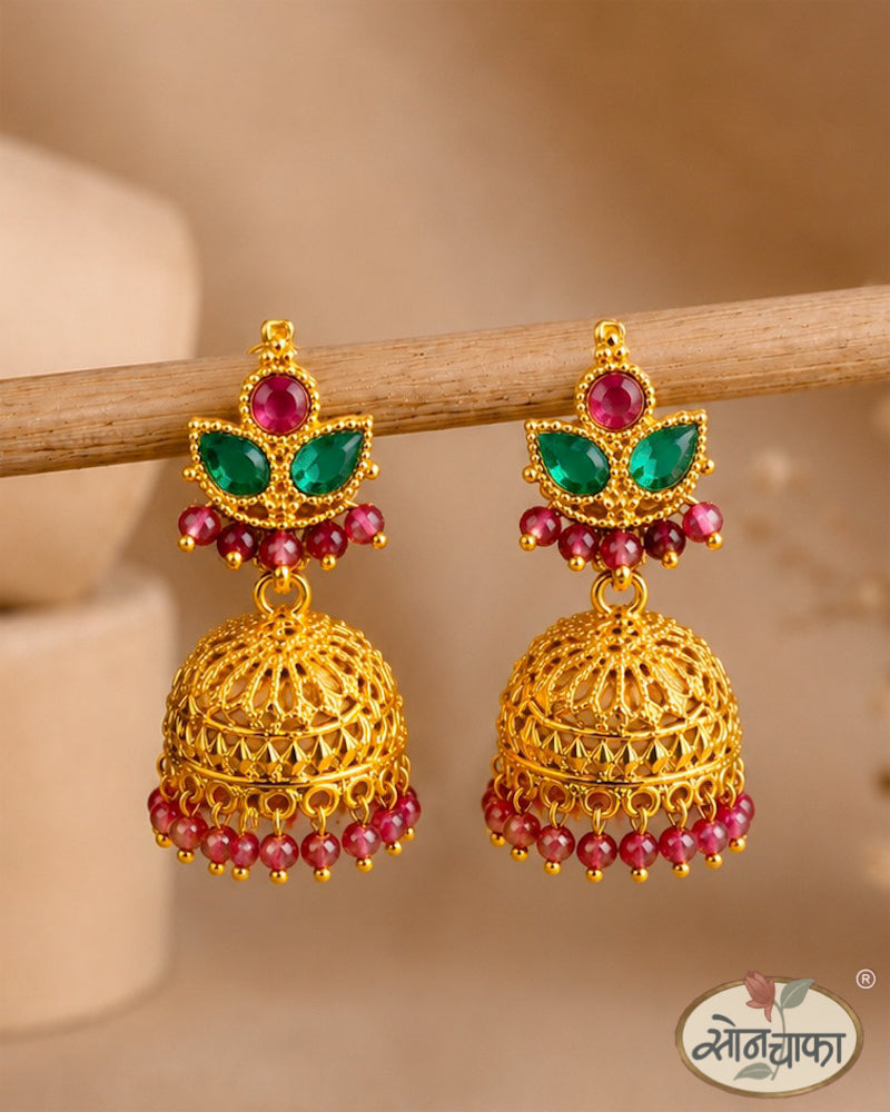 PARTY WEAR JHUMKI  EARRINGS