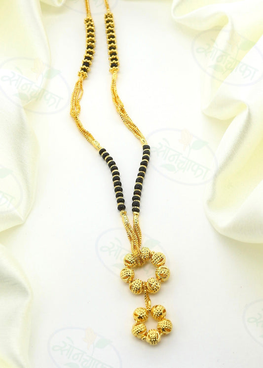 CLASSY DESIGNER GOLD PLATED MANGALSUTRA