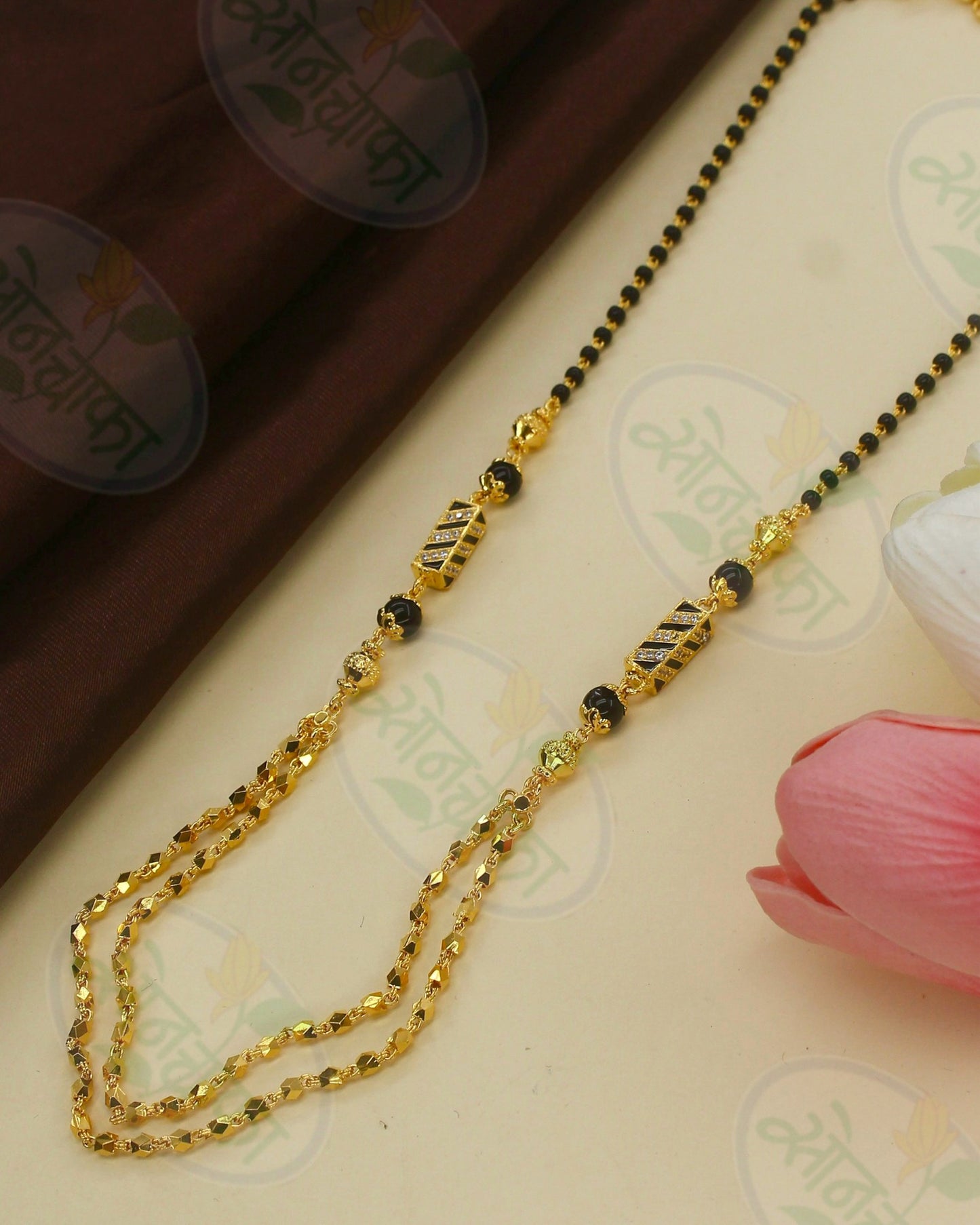 FANCY GOLD PLATED MANGALSUTRA