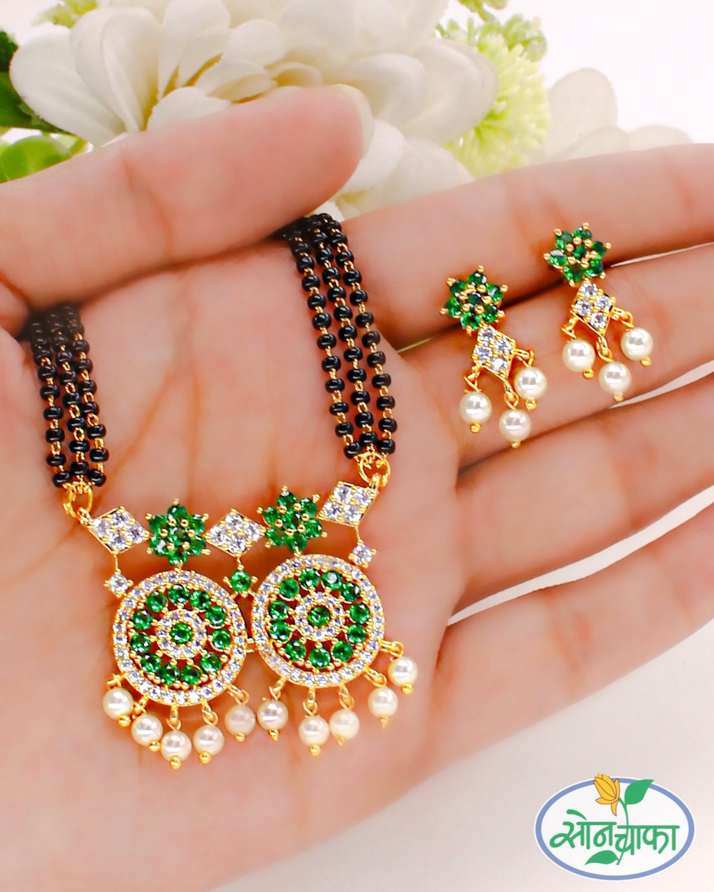 FLOWERET MOTI MANGALSUTRA
