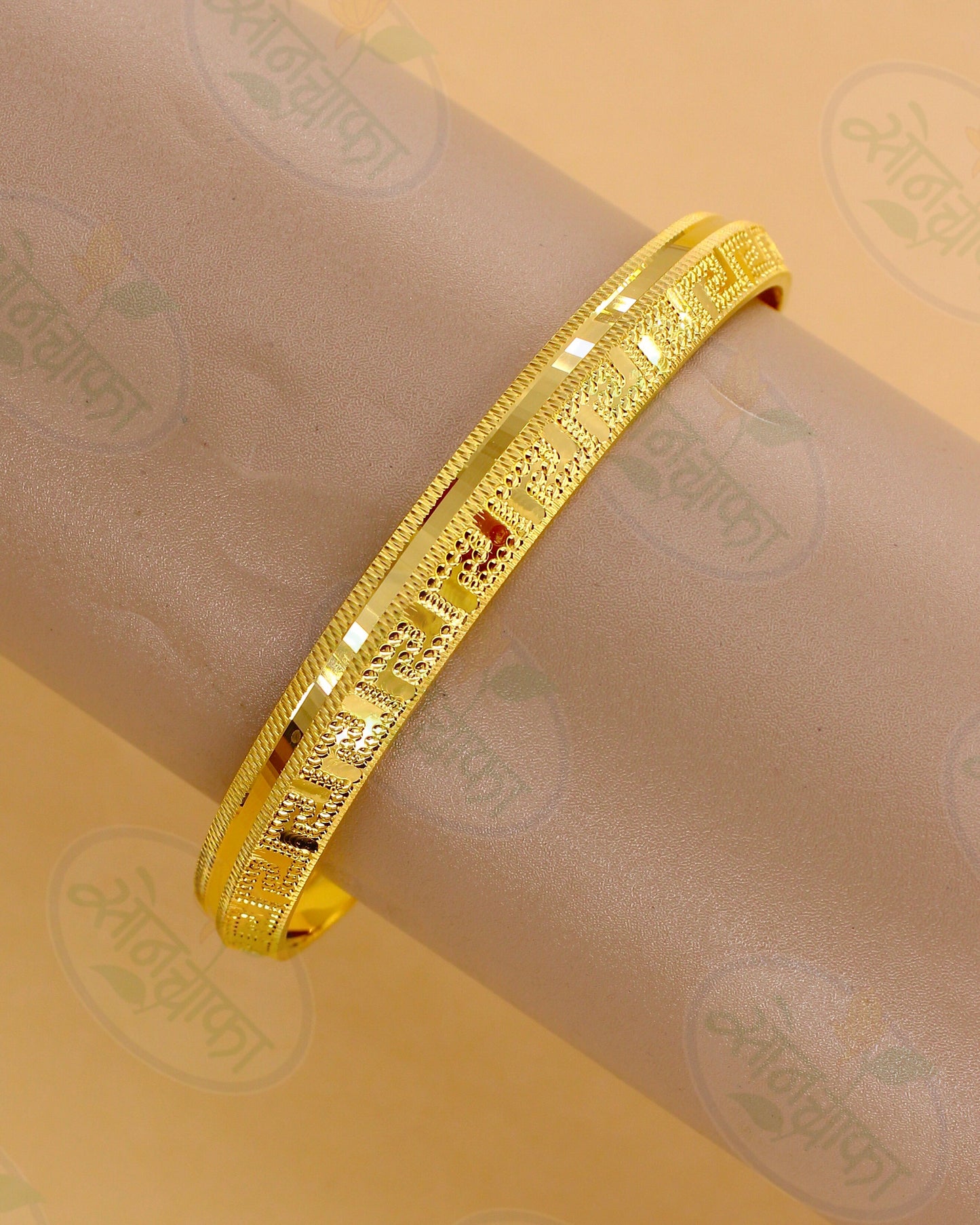 TRADITIONAL GOLD PLATED MEN'S KADA