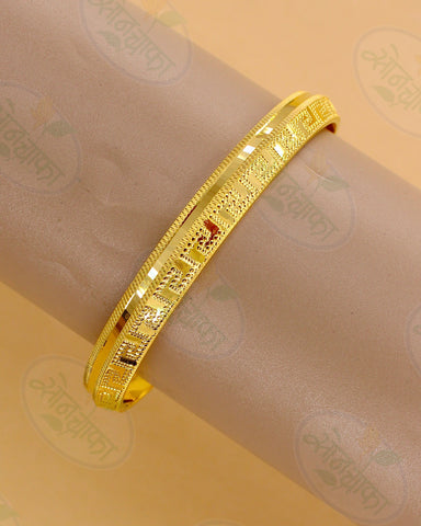 TRADITIONAL GOLD PLATED MEN'S KADA