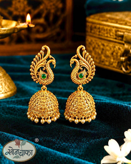 CLASSY PEACOCK JHUMKI