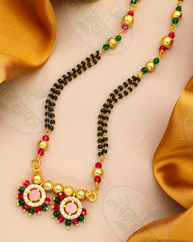 UNIQUE DESIGNER WATI PENDANT MANGALSUTRA