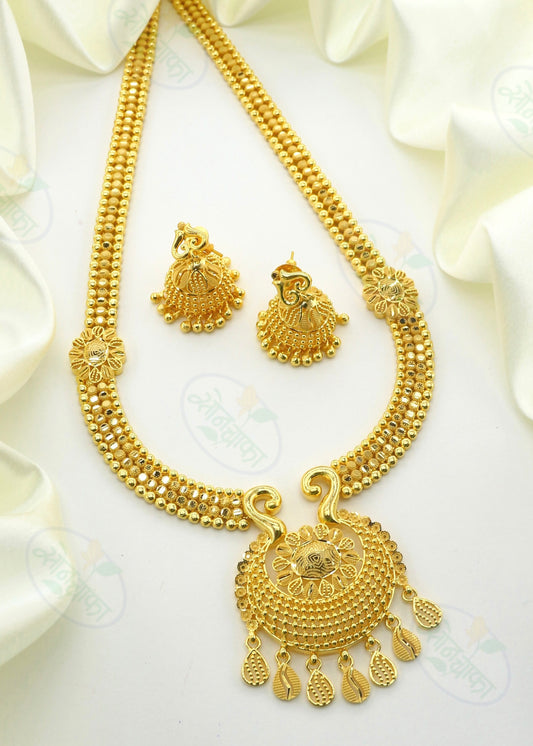 EXQUISITE GOLD PLATED NECKLACE