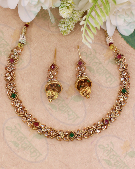 BRILLIANT STONE DESIGNER NECKLACE