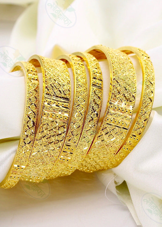 ENTICING GOLD PLATED BANGLES