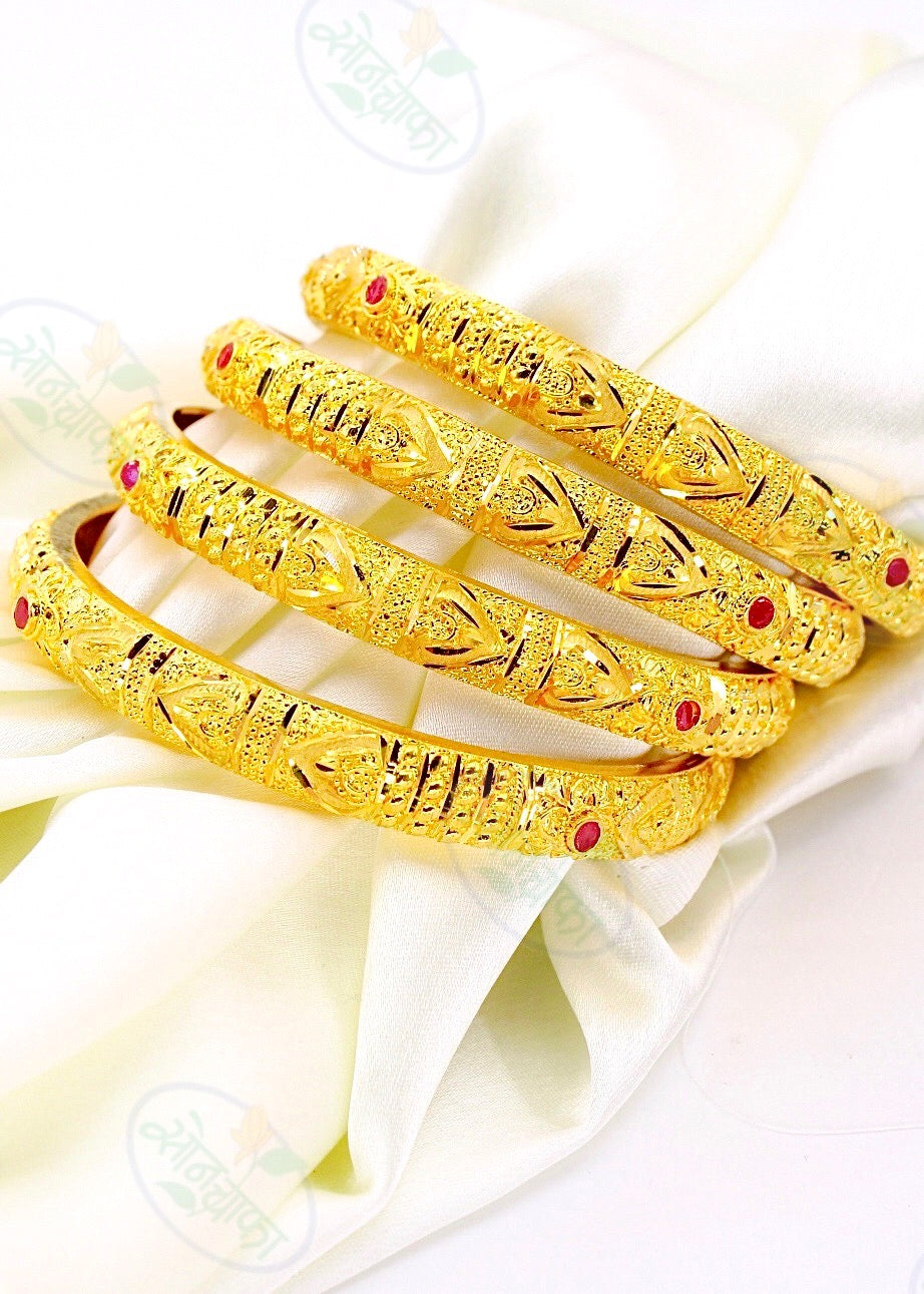 EXCLUSIVE GOLD PLATED BANGLES