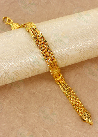 1 Gram Gold Forming Bahubali Cute Design Best Quality Bracelet For Men -  Style C252, सोने के कंगन - Soni Fashion, Rajkot | ID: 2849812992273