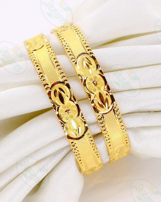 DESIGNER GOLD PLATED BANGLES