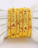 DECOROUS GOLD PLATED BANGLES